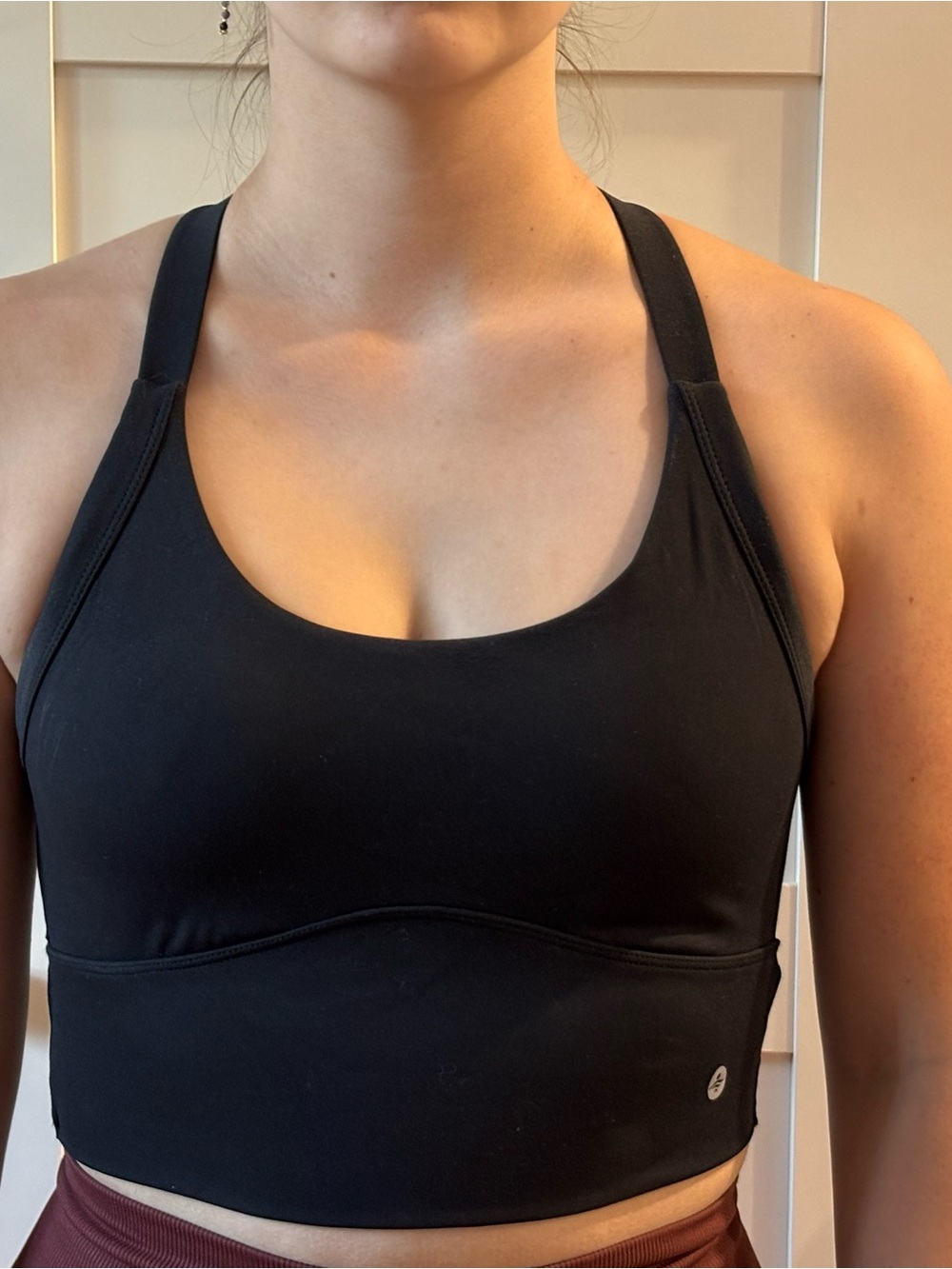 HALARA Black Longline Tank Sports Bra